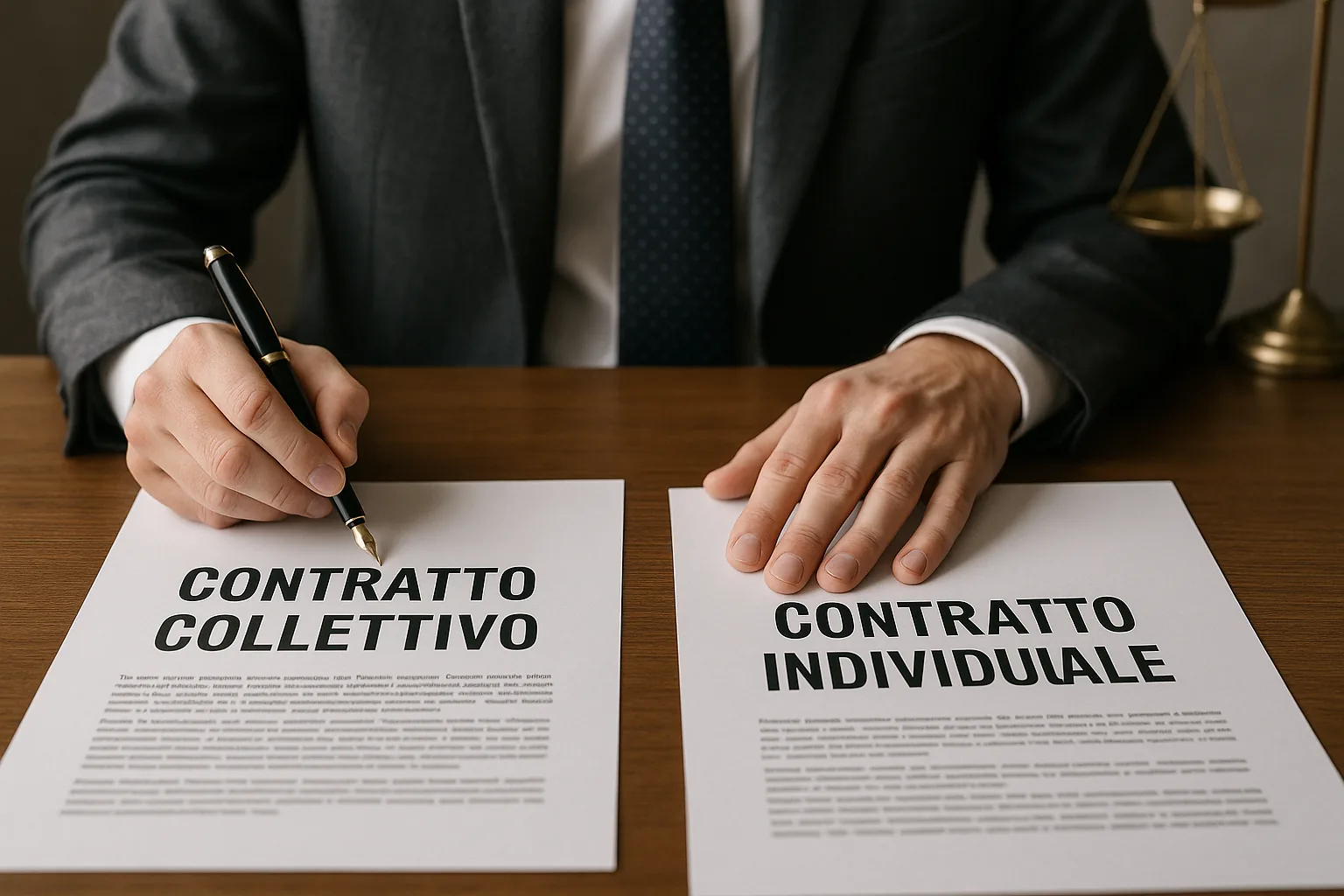 Contratto collettivo e contratto individuale: quando la clausola individuale deroga al CCNL e quali sono i limiti legali