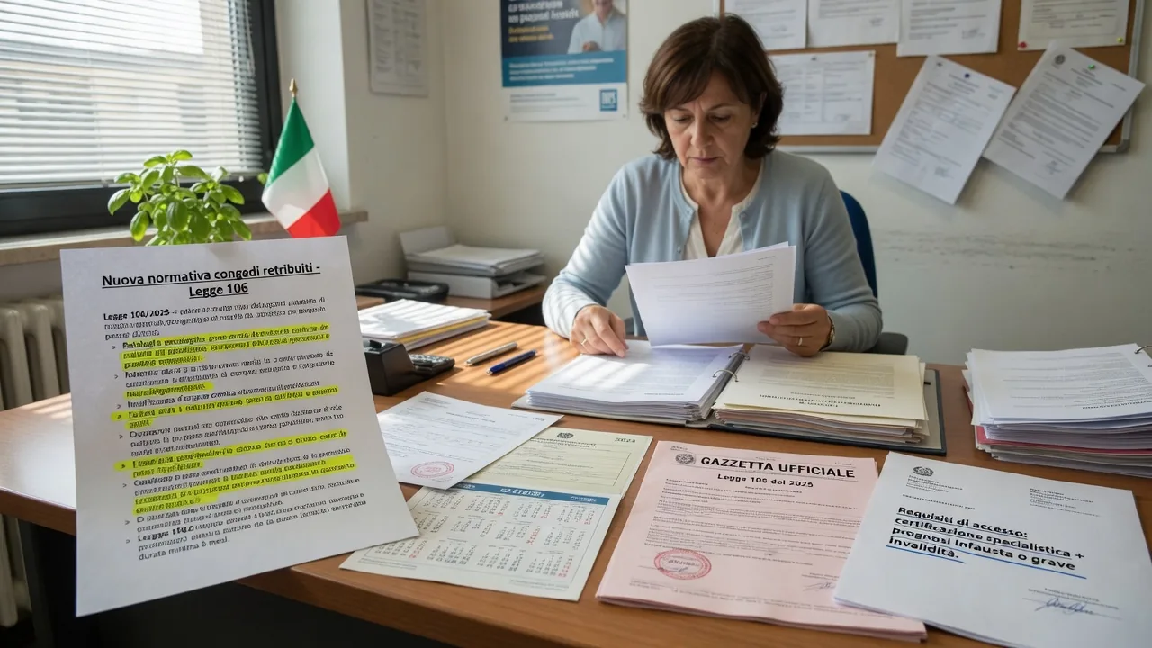 Legge 106/2025: il quadro normativo dei congedi per malattie gravi e l’applicazione giurisprudenziale