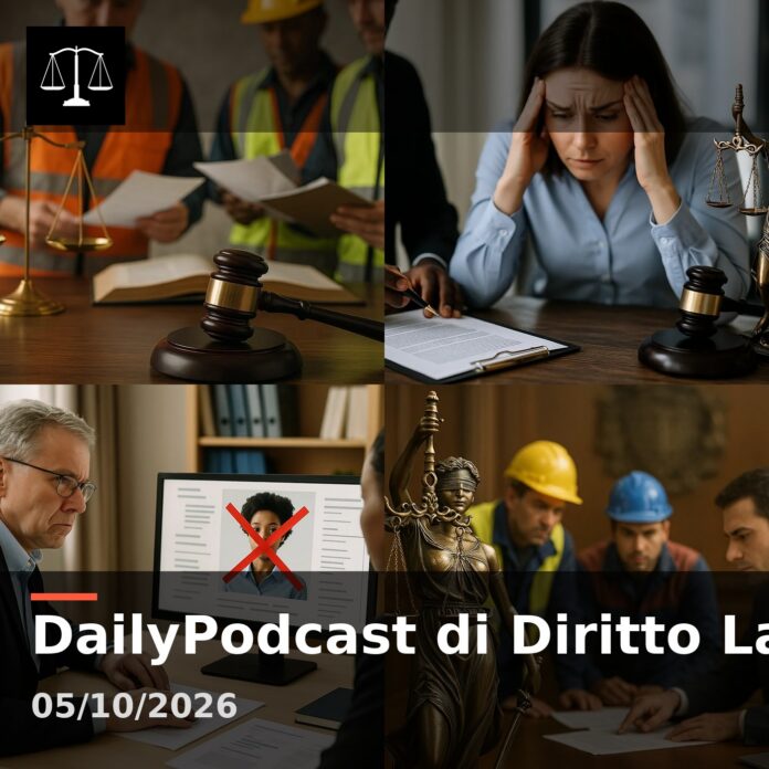 975da76a-8c88-449b-ac67-40bcfa413a8c_cover Cover DailyPodcast di Diritto Lavoro.com — 05/10/2026