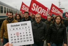 Sciopero generale il 2 ottobre 2026: ferroviario, marittimo, scuola e sanità a rischio Sciopero generale il 2 ottobre 2026: ferroviario, marittimo, scuola e sanità a rischio