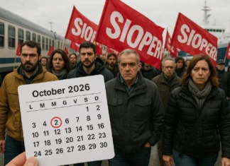 Sciopero generale il 2 ottobre 2026: ferroviario, marittimo, scuola e sanità a rischio