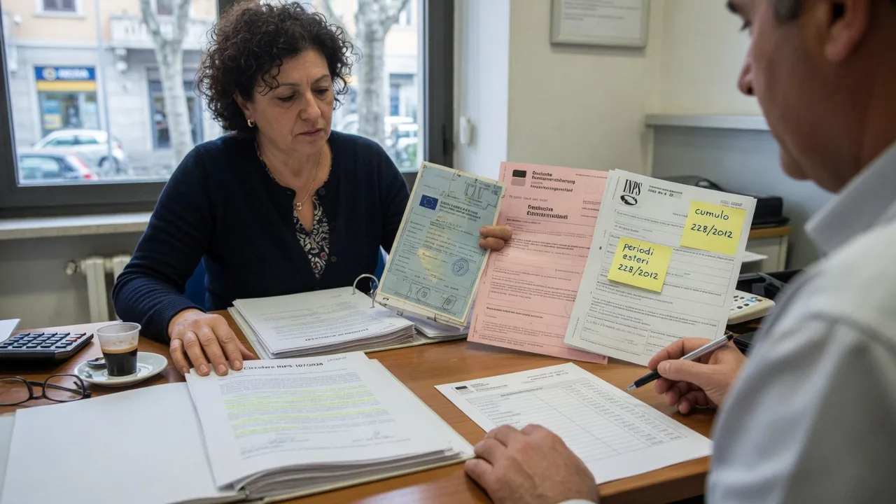 Cumulo dei periodi assicurativi esteri nelle pensioni: i criteri di valutazione secondo la circolare INPS 107/2026